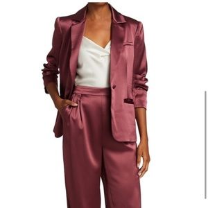 Cinq À Sept Khloe smooth satin blazer NWT